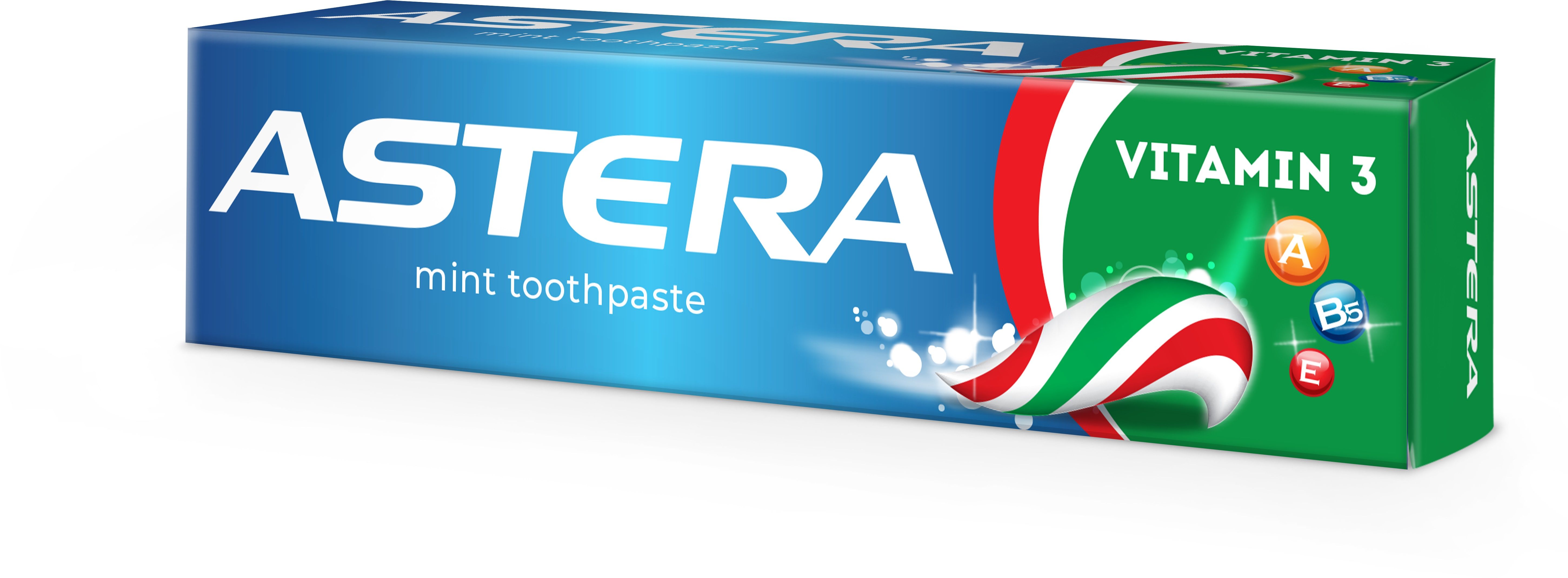 ASTERA VITAMIN 3 Паста за зъби, 100 мл./110г