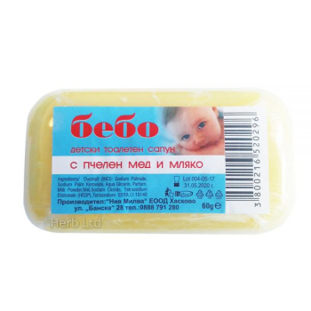 Сапун Бебо с Мед и Мляко, Milva, 60 гр.