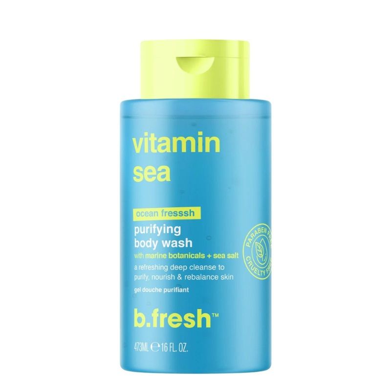 B.FRESH VITAMIN SEA Душ гел подхранващ с морска сол, 473 мл