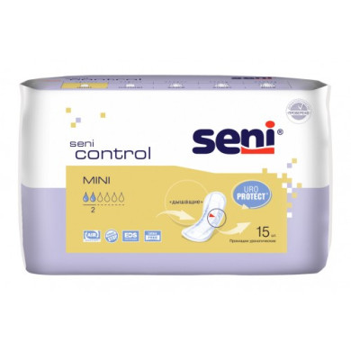 Урологични тампони Seni Control Mini (2 капки) 15