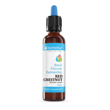 Капки на Д-р Бах, Red Chestnut / Червен Див кестен, Bioherba, 50 мл