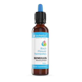 Капки на Д-р Бах, Mimulus / Мимулус, Bioherba, 50 мл