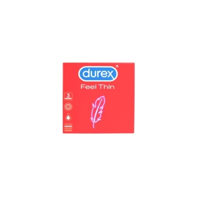 ПРЕЗ.DUREX FEEL THIN Х 3 ЧЕРВЕН
