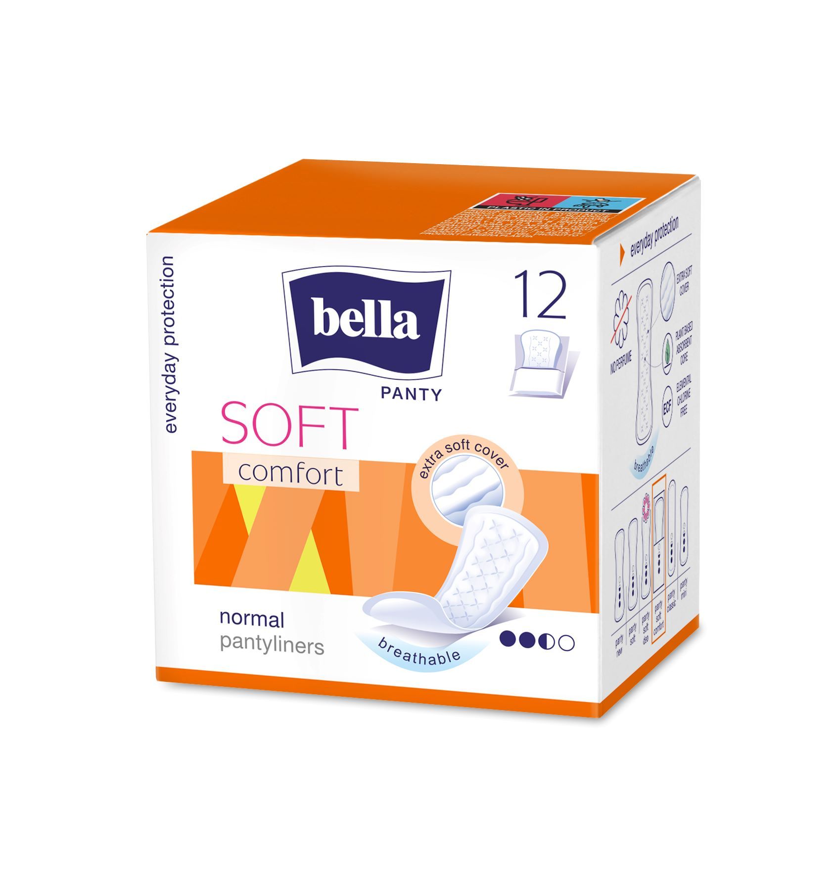 BELLA PANTY SOFT COMFORT Ежедневни превръзки, 12 бр.