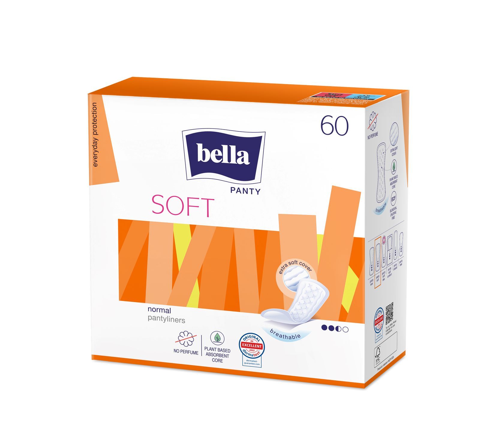 BELLA PANTY SOFT Ежедневни превръзки, 60 бр.