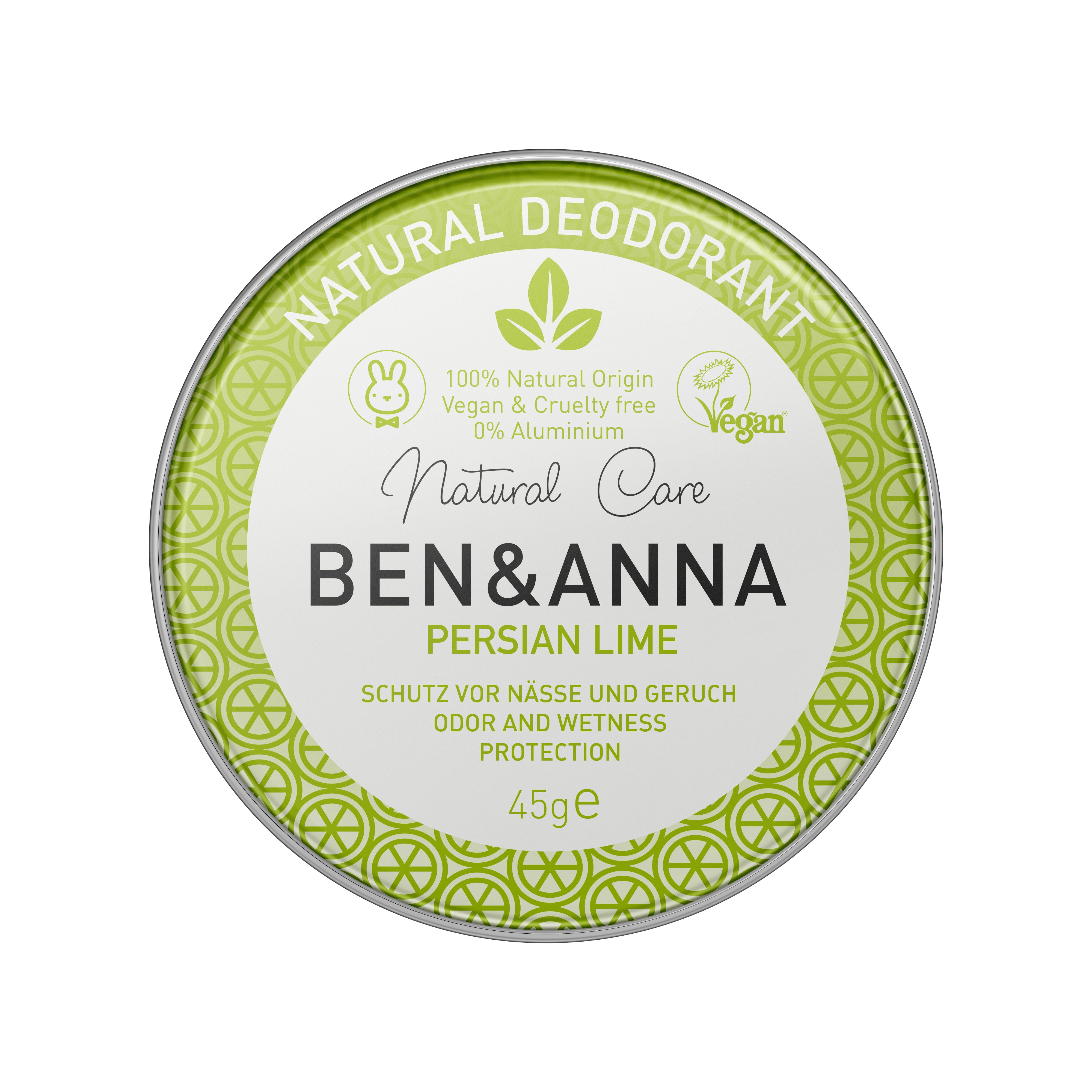 BEN&ANNA Натурален део крем Persian Lime, 45g