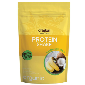 Протеинов Шейк Банан и Кокос, с еритритол, Dragon Superfoods, (450g)