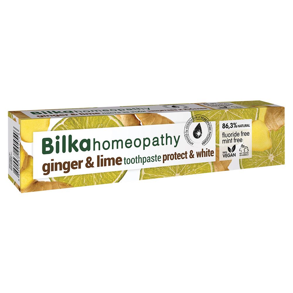 BILKA HOMEOPATHY Паста за зъби с джинджър и лайм, 75 мл.