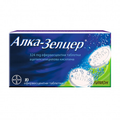Алка-Зелцер при главоболие, вкл. махморлук и температура х 10 ефервесцентни таблетки, Bayer