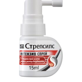 Стрепсилс Интензив, Strepsils Intensive Спрей 8,75mg/доза разтвор 15 ml