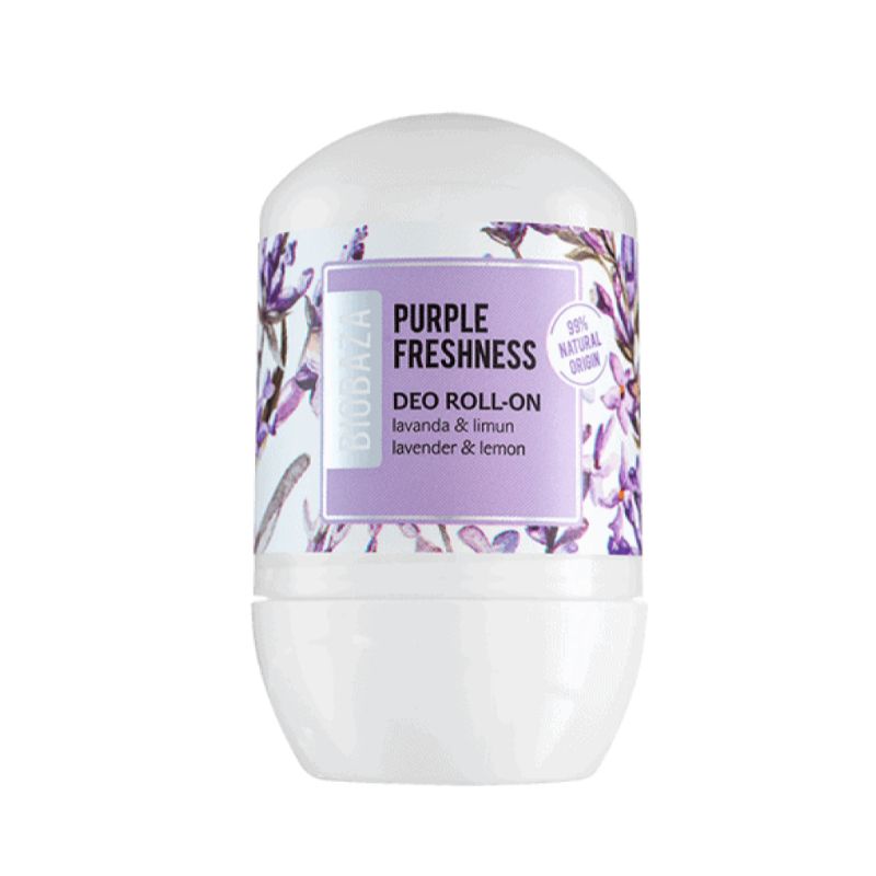 BIOBAZA Purple Freshness Део рол он, 50 мл