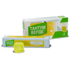 Тантум Верде с вкус на лимон таблетки за смучене 3 мг x 40 таблетки Angelini