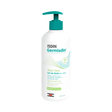 ISDIN Germisdin Aloe Vera Душ гел с алое, без съдържание на сапун 500мл