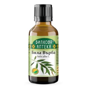 Бяла Върба Тинктура - при настинка и температура, Bioherba, 50 мл