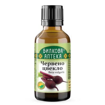 Червено цвекло Тинктура - детоксикира, Bioherba, 50 мл