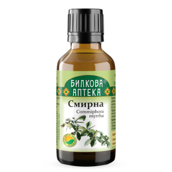 Смирна Тинктура за добро храносмилане и детокс, Bioherba, 50 мл