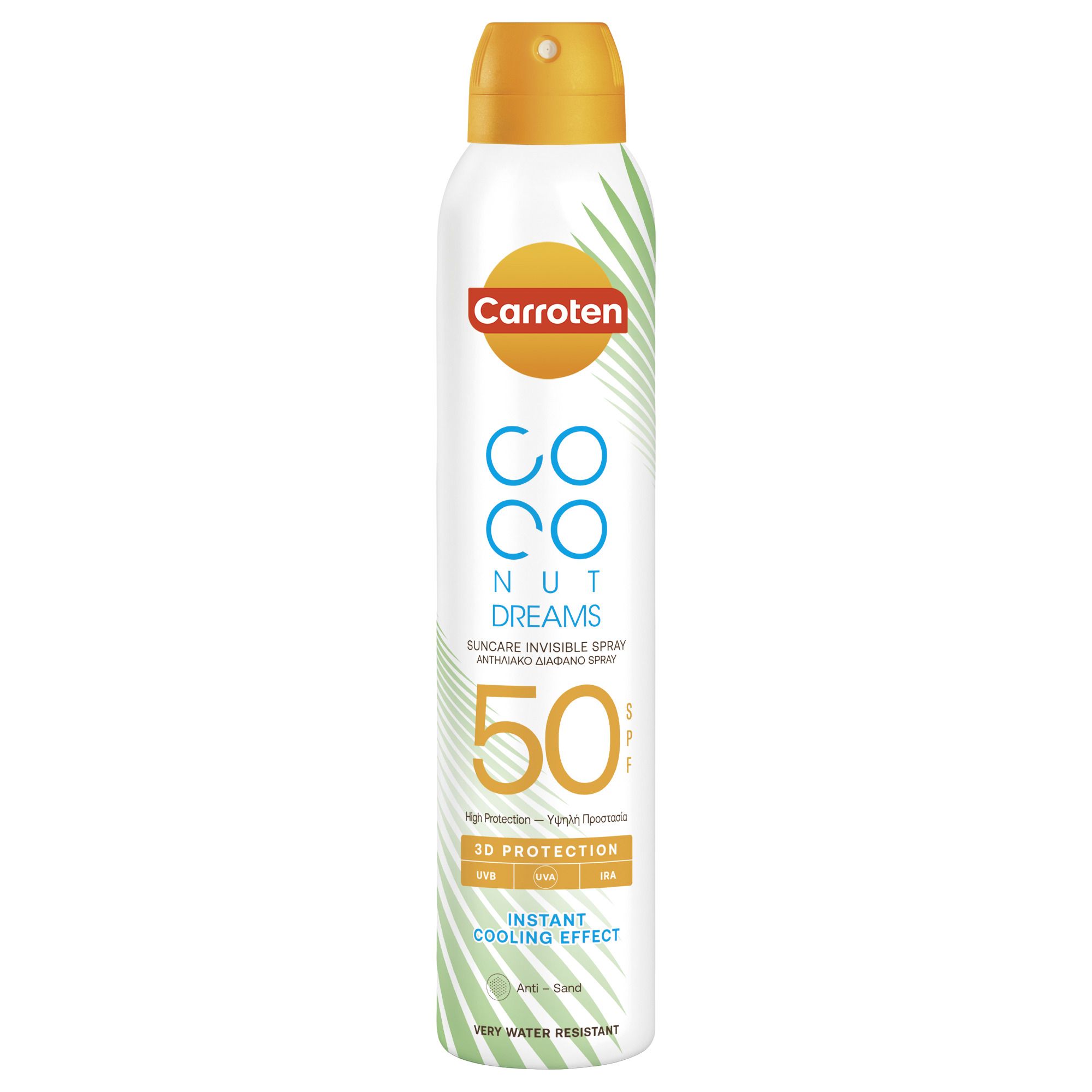 CARROTEN COCONUT DREAMS Слънцезащитен спрей SPF50, 200 мл