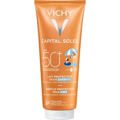 Vichy CAPITAL SOLEIL Мултизащитно мляко за деца SPF50 голям формат 300ml