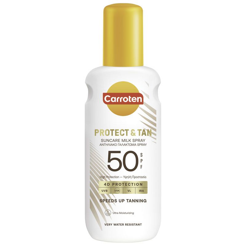 CARROTEN Слънцезащитно мляко спрей за тен SPF50, 150 мл