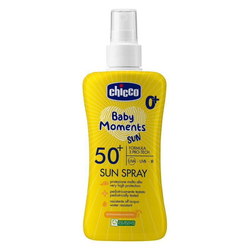 CHICCO Слънцезащитен спрей SPF 50+, 150МЛ