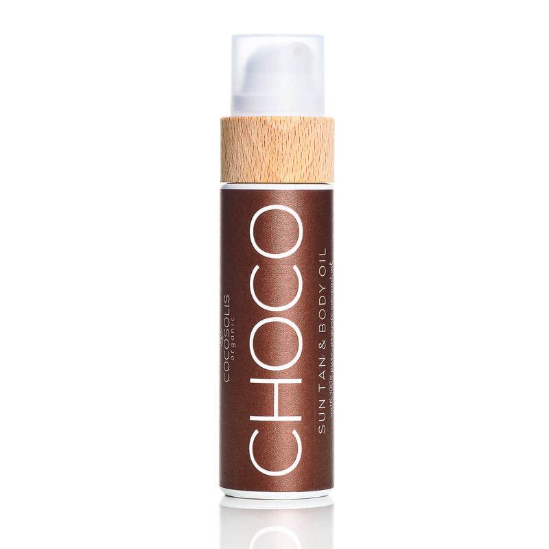 COCOSOLIS CHOCO Масло за бърз и наситен тен с аромат на шоколад, 110 мл.