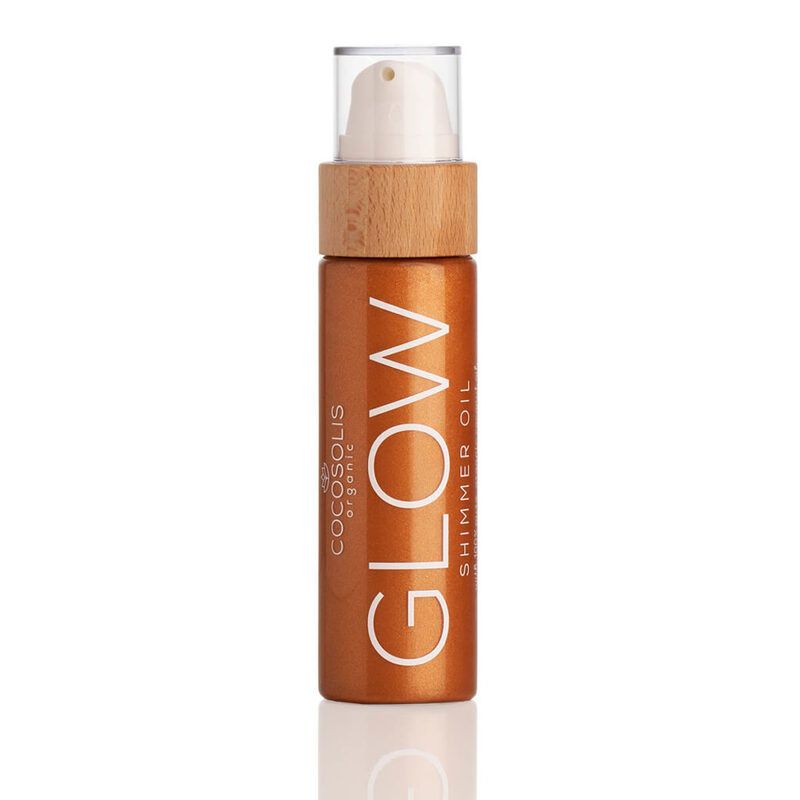 COCOSOLIS GLOW Сухо масло за тяло с блестящи частици озаряващо и хидратиращо, 110 мл.