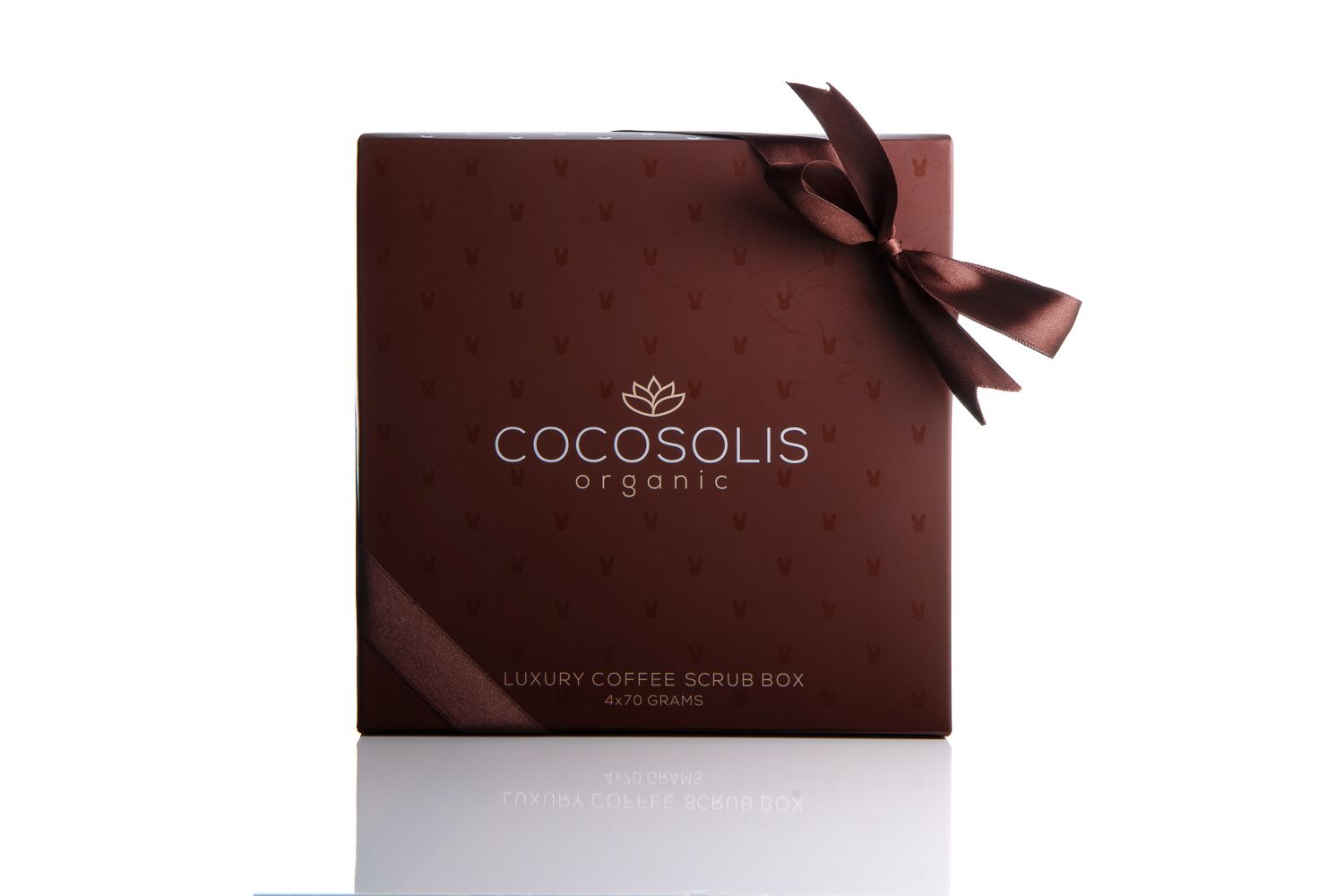 COCOSOLIS Luxury Coffee Scrub Box Комплект натурални био скраба за тяло, 280g (4 x 70 g)
