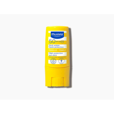 Mustela Sun SPF50 Слънцезащитен стик за бебета и деца 9мл