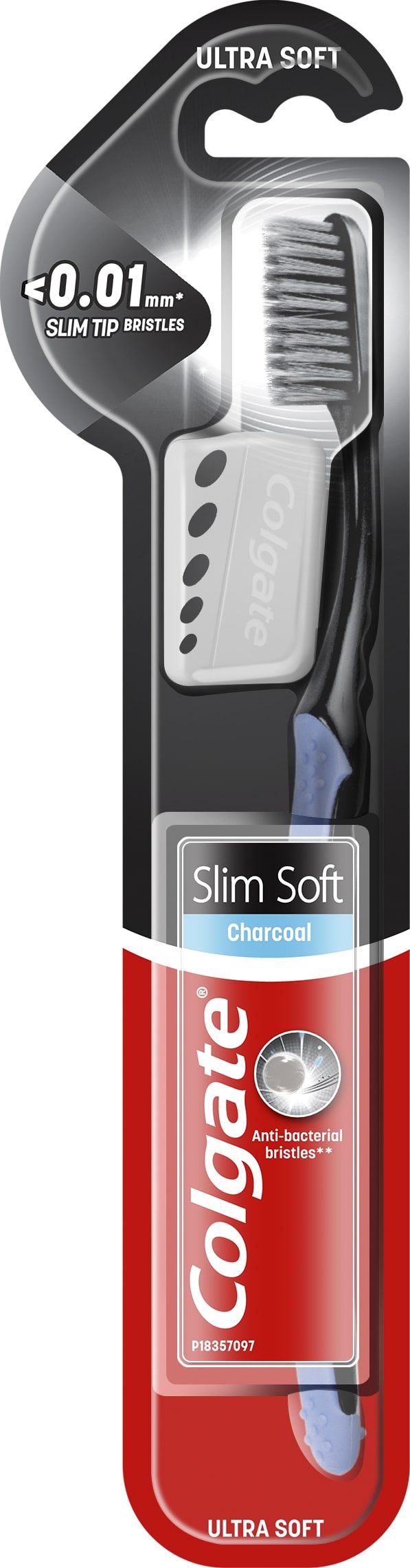 COLGATE SLIM SOFT CHARCOAL Четка за зъби, 1 бр