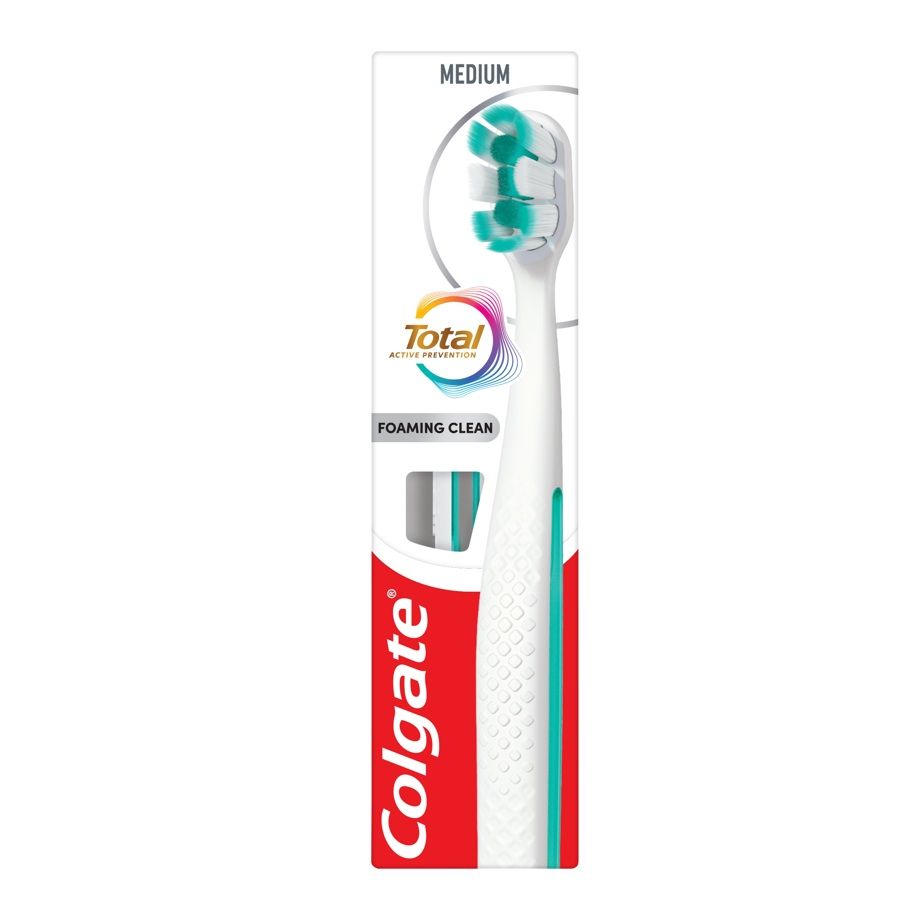 COLGATE TOTAL FOAMING CLEAN Четка за зъби, 1бр.