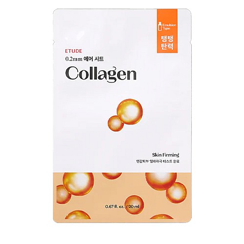 Анти-ейдж шийт маска за лице с колаген Etude House Therapy Air Mask Collagen
