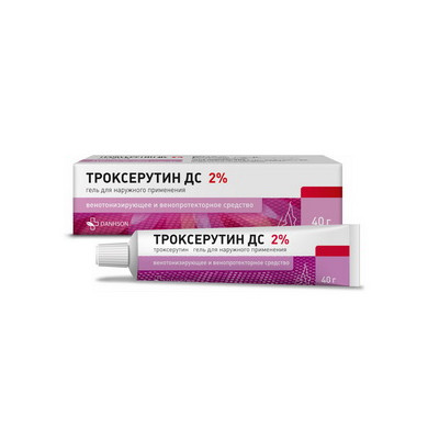 ТРОКСЕРУТИН гел 2% 40 г ДАНСОН