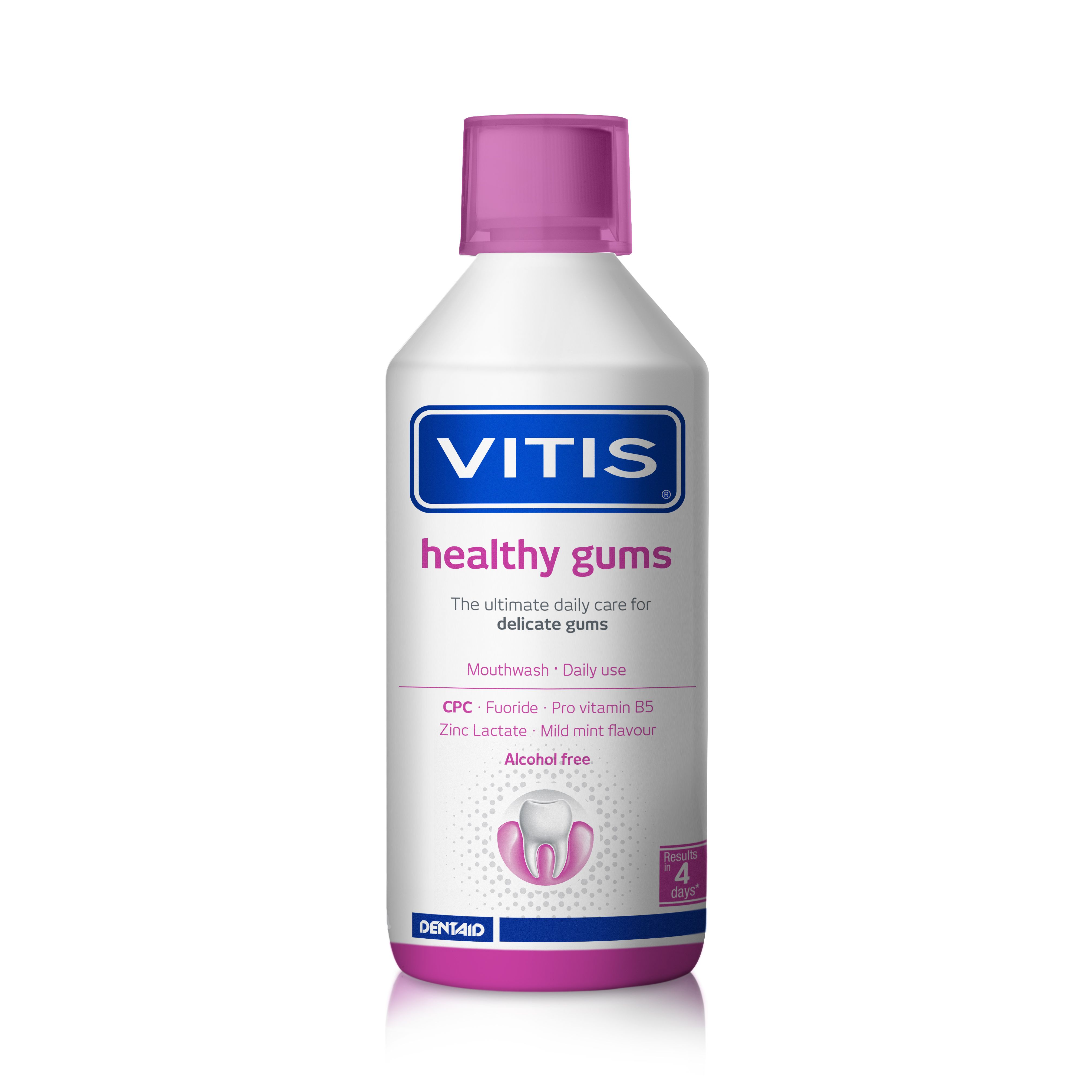 DENTAID VITIS Healthy Gums Вода за уста, 500мл