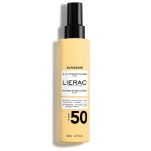 Слънцезащитно мляко за тяло с анти-ейдж ефект и SPF50 Lierac Sunissime The Melt-In Sun Lotion 150ml
