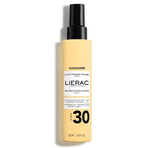 Слънцезащитно мляко за тяло с анти-ейдж ефект и SPF30 Lierac Sunissime The Melt-In Sun Lotion 150ml