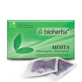 Чай Мента, Bioherba, 20 филтъра