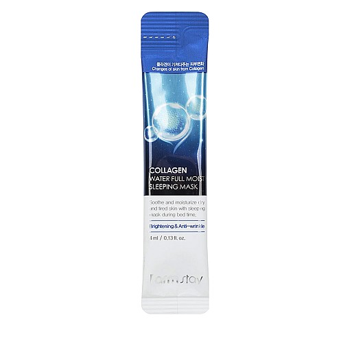Нощна маска с колаген FarmStay Collagen Water Full Moist Sleeping Mask 4ml