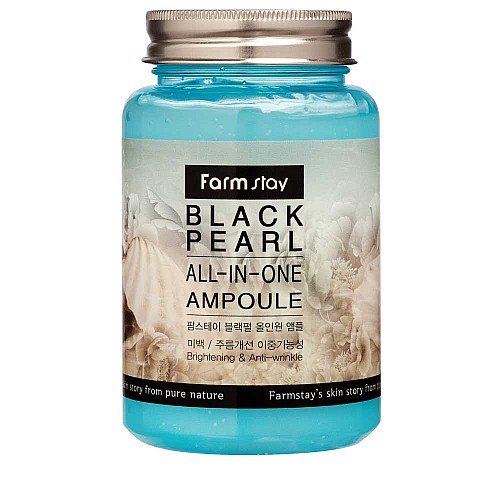 Ампулен серум за лице с екстракт от черни перли Farmstay Black Pearl All-In-One 250ml