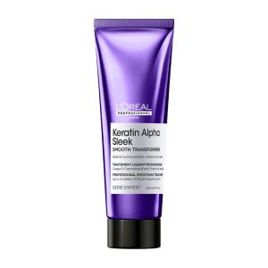 Професионална грижа за интензивно изглаждане и контрол Loreal Professionnel Keratin Alpha Sleek Smooth Transformer 200ml