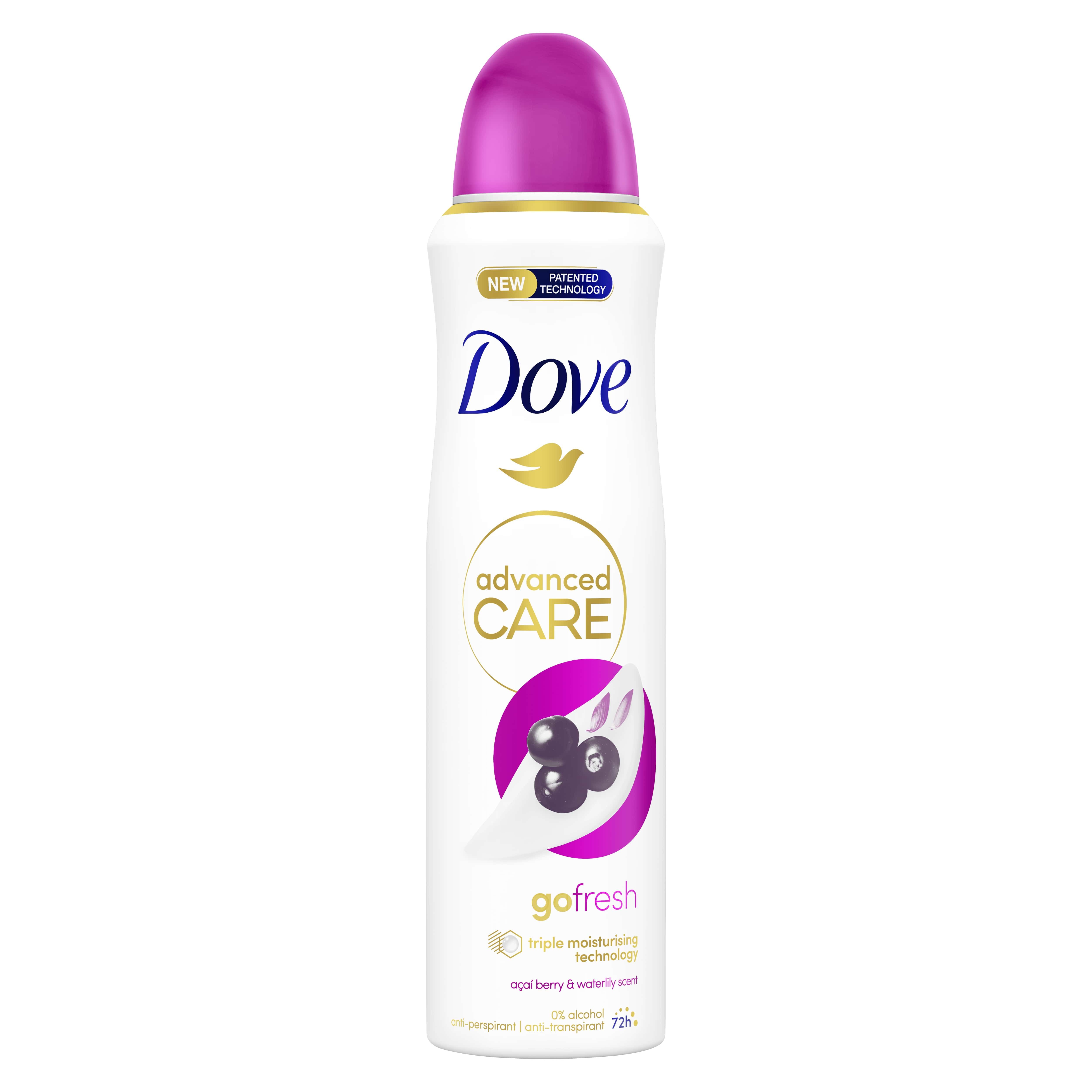 DOVE ADVANCE Дамски део спрей Acai Berry, 150 мл