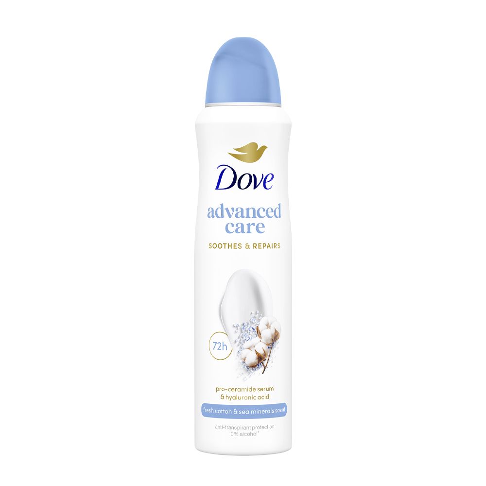 DOVE ADVANCED FRESH COTTON Део спрей дамски,  150мл