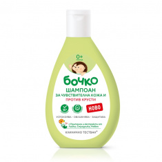 Бочко Шампоан за чувствителна кожа и провит крусти 200 ml