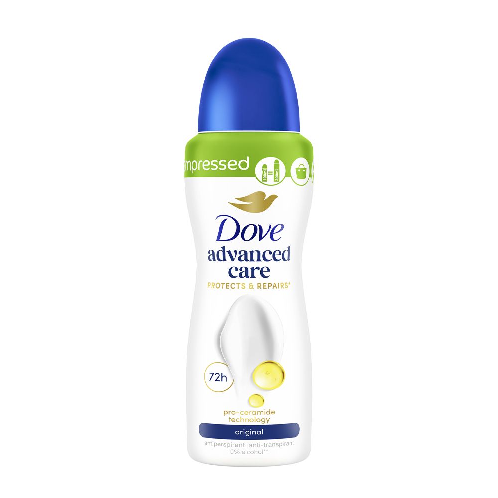 DOVE ADVANCED ORIGINAL Компресиран део спрей, 100мл.