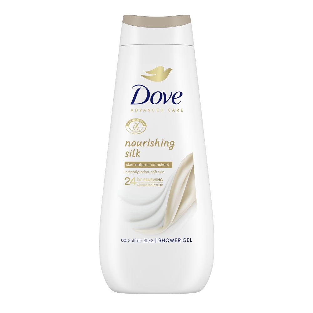 DOVE ADVANCED Душ гел силк, 400мл.