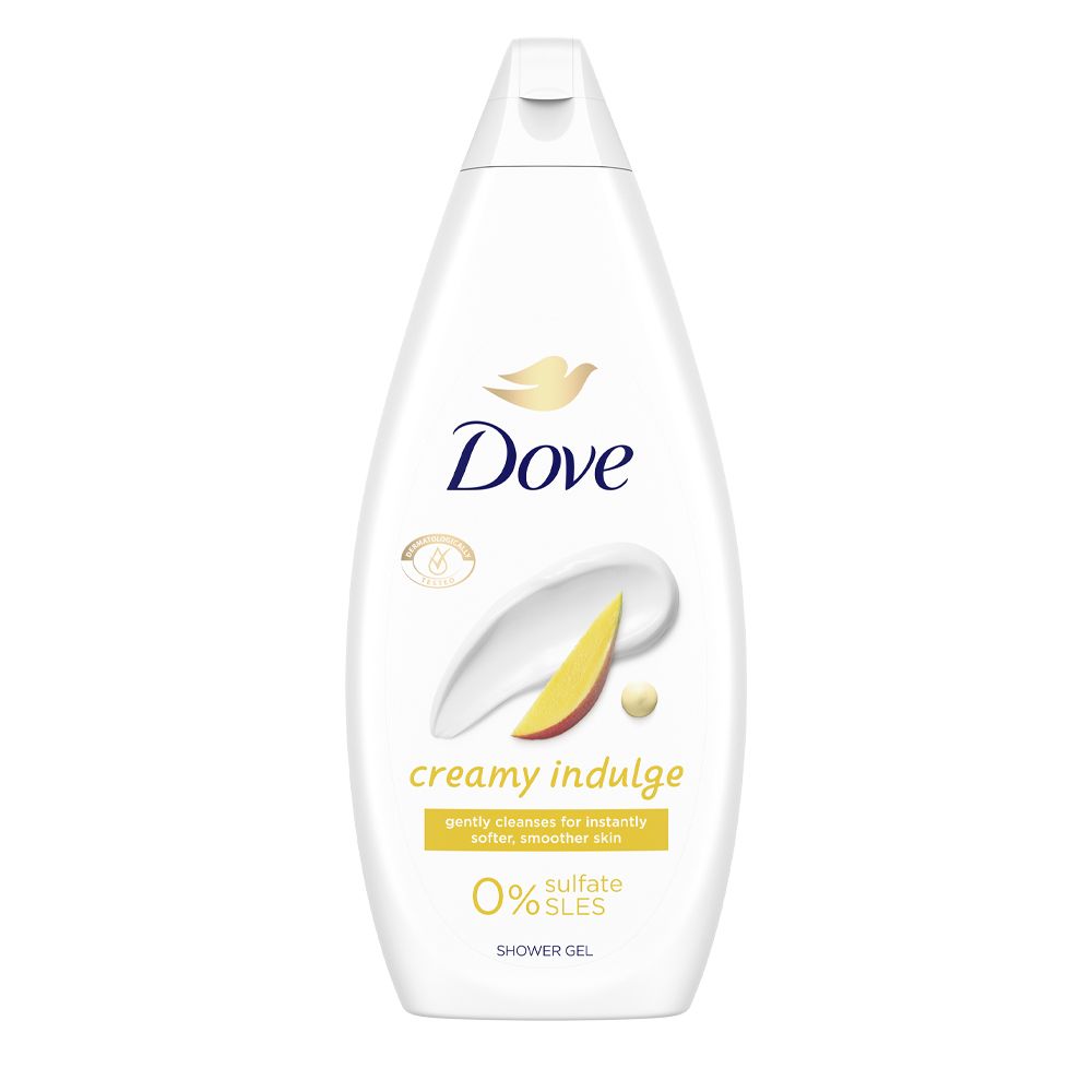 DOVE ESSENTIAL Душ гел манго и бадемов крем, 720мл.