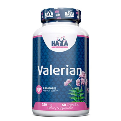 Haya Labs Valerian / Валериана 250mg. / 60 caps.