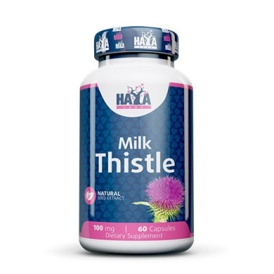 Haya Labs Milk Thistle / Магарешки Бодил 100mg. / 60 Vcaps.