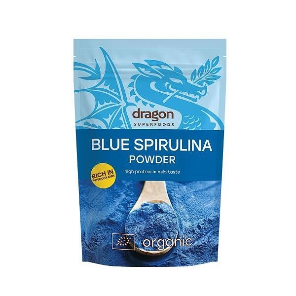 DRAGON SUPERFOODS Синя спирулина на прах 75g
