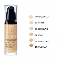 Bourjois 123 Perfect Дълготраен Фон Дьо тен SPF10 Vanille Clair №51 х30 ml