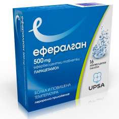 Ефералган 500 mg x16 ефервесцентни таблетки